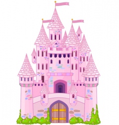 Magic castle vector image