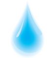 Water droplet vector image