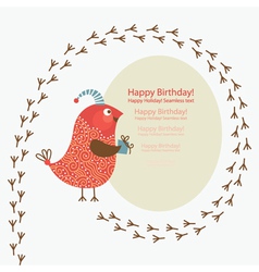 Greeting card vector image