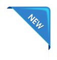 New blue corner business ribbon New blue corner business ribbon vector image