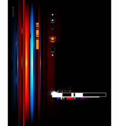 Futuristic background vector image