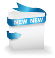 Ribbon NEW text vector image