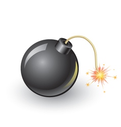 Bomb vector image