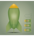 Bomb icons set vector image