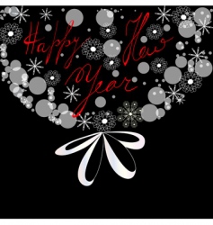 Christmas card vector image