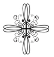 Cross vector image