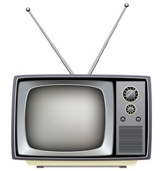 Tv set vector image