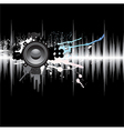 Abstract Grunge Music Background vector image