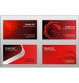 Business cards vector image