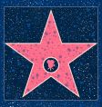 Motion picture star vector image