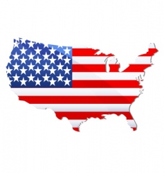 United states of America flag vector image