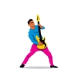Rock Guitarist Cartoon vector image