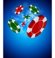 Casino back vector image