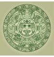 Stylized aztec calendar vector image
