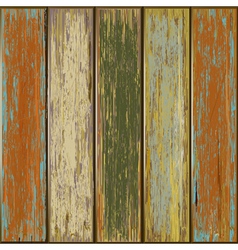 Old paint wood texture seamless background vector image