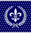 Fleur-de-Lis background vector image
