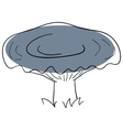 Milk mushroom vector image