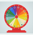 Wheel of fortune with business icons Wheel of fortune with business icons vector image
