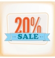 Discount labels 20 vector image