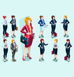 Isometric people people images vector image