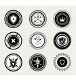 Vintage retro protect badges and labels vector image