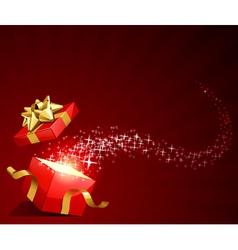 Elegant present background vector image