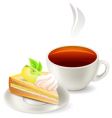Tea cup vector image