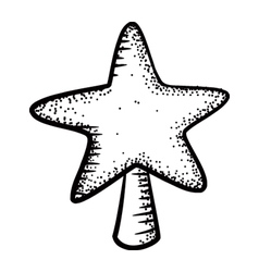 Christmas decoration star Christmas decoration star vector image