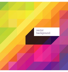 Abstract colorful triangles background vector image