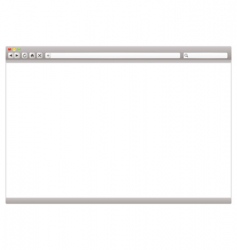 Internet web browser vector image