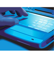 Laptop vector image