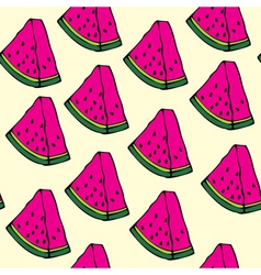 Pieces of watermelon vector image