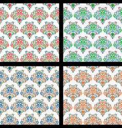 Vintage seamless wallpaper vector image