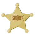 Sheriff Star vector image