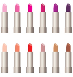 Lipsticks Lipsticks vector image