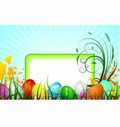Easter backgrounds vector image