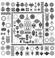 Different style elements vector image