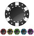 Gambling chips vector image