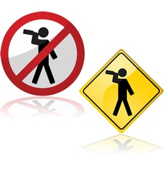 Drinking signs Drinking signs vector image