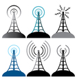 Radio tower vector image