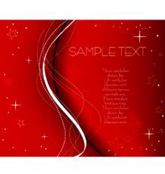 Christmas red vector image