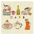 Cafe designs vector image