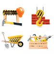 Home building icons vector image
