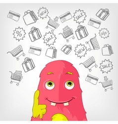 Funny Monster vector image