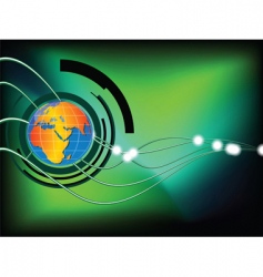 Hi-tech background vector image
