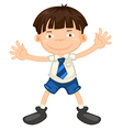 A boy vector image