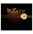 Abstract floral banner vector image