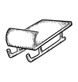 Sleigh ride vector image