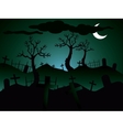 Halloween background vector image