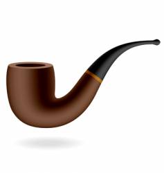 Tabacco pipe vector image